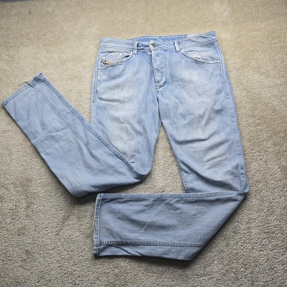 Diesel Other - Vintage Mens Diesel DARRON 0826A Slim Tapered Blue Jeans W34 L34